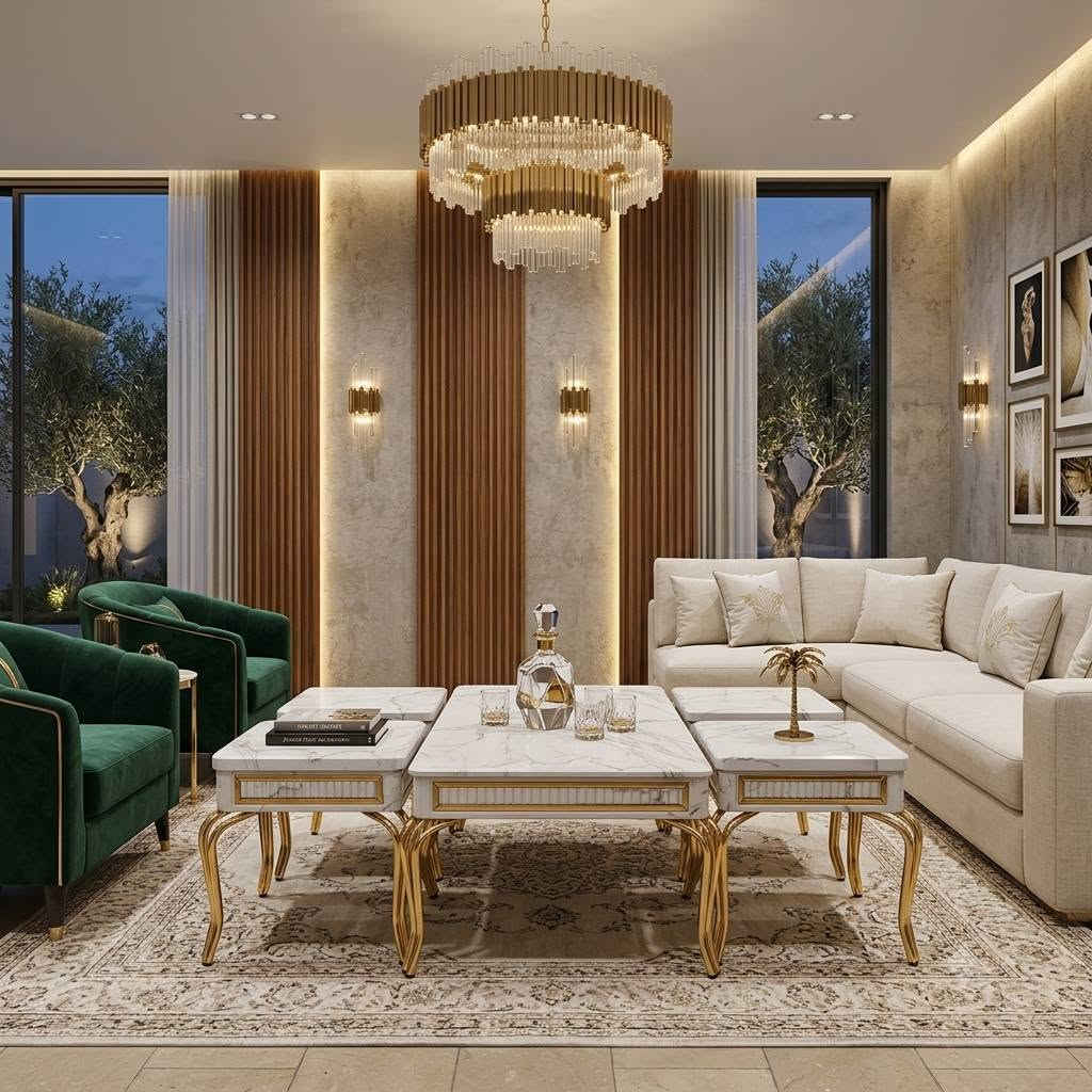 سيت طبلات خشب مودرن موديلات جديده في تصميم عصري وأنيق لاصحاب الذوق الرفيع والتميز 👌✨ 
لارجل حديد قوية طلاء ذهبي ✨ ثابت 💯💯

طبله وسطية مع4،👌
منشأ تركي 😍🇹🇷 

للحجز والاستفسار يمكنك مراسلتنا على الصفحه الرئيسيه 
وايضا يمكنك لاتصال واتساب او تصال هاتفي 📞📞
رقم الهاتف ***********

توجد خدمه توصيل كافه محافظات العراق 🚛🚛🚛🚛
