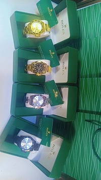 ساعة رولكس • كارت ضمان • علبة وعلاكة