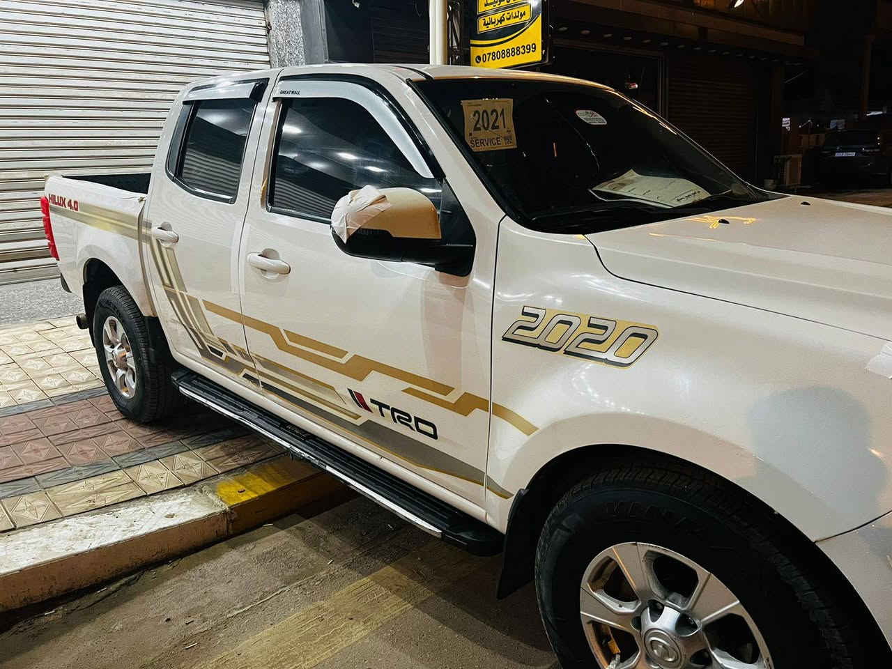 كريت ويل موديل 2021 فورويل 
محرك كاز سبلاين كير 6نمر
مكفوله وجاهزه
شاشة كامرة دوارة تحكم ستيرن حساسات خلفية
رقم قادسية تحويل ثاني يوم 
سعر 118$
مكاني ناصرية -قرب مطعم الحوراء
***********
