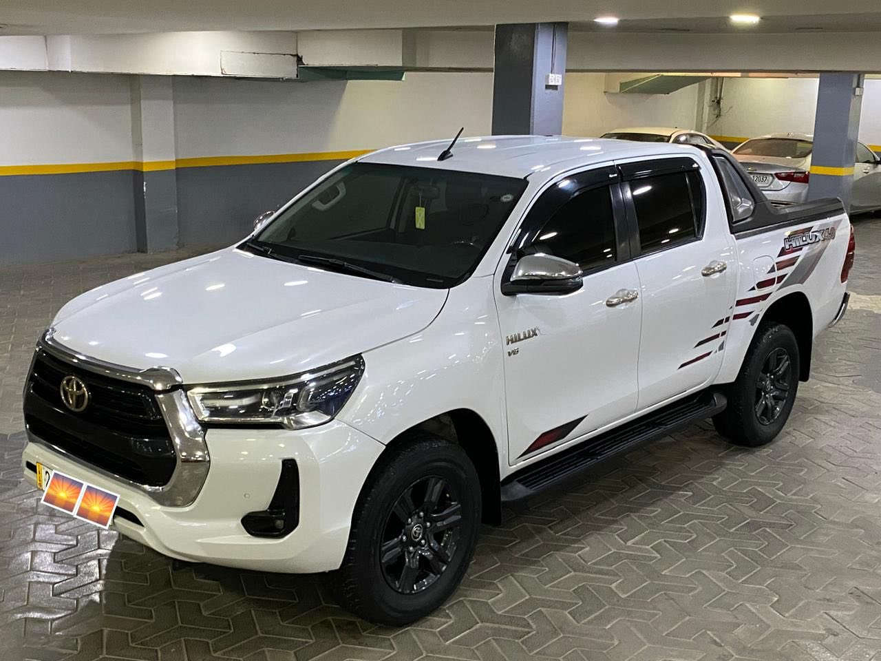 السلام عليكم 
للبيع او مراوس 
تيوتا هايلوكس TRD 2023 خليجي مكفوله من صبغ والتبديل 
بيه بارد بسيط
ماشيه ٨٠
رقم اربيل مكانها بغداد شارع فلسطين 
السعر 255 ورقه وبيه مجال 
***********
