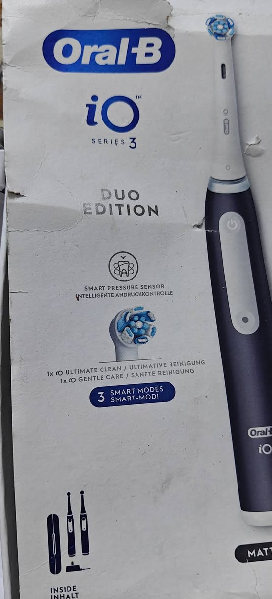 سلام عليكم
فرشة oral b io3
مستخدمة نظيف قطعتين بالكارتون 
بدون الفرش 
بيش تفيدكم


**إذا كنت صاحب هذا الإعلان وتريد حذفه لأي سبب، رجاءا أرسل رسالة إلى الدعم الفني**