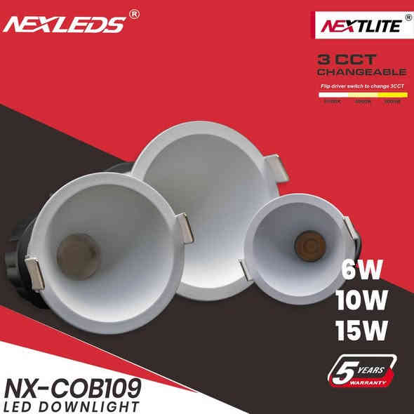 خيارك الأول لإنارة أنيقة واحترافية بتصميم عميق 
مانع توهج يمنحك إضاءة مريحة للعين
مُتغير اللون حسب الرغبة عن طريق زّر خاص في نفس المُنتج
أبيض 6500K - أوفوايت 4000K - شمسي 3000K
جودة ألوان عالية +90 CRI بكفاءة إضاءة ممتازة 100lm/W
عمر تشغيلي طويل يصل إلى 50,000 ساعة
زاوية شعاع مثالية 24° لتوزيع راقي ومنتظم
الضمان 5 سنوات
***********
***********
الادارة
***********
