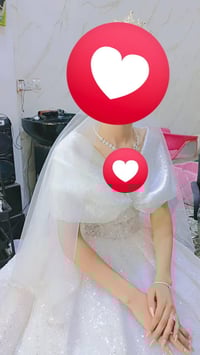 بدلة عرس • كرستال • تاج ومعاصم