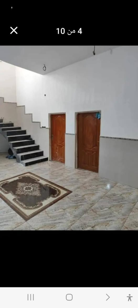 بيت ٢٠٠ متر زراعي بلوك كهربائي صب كونكريت 
غرفتين صاله مطبخ دوانيه صحيات داخلي وخارجي 
نواقص لبيت المطبخ والحمام الداخلي عوزهن سراميك فقط 
ب الاسكان صناعي نزله ال صحن فرعي  السعر ٦٣ وبي مجال 
الشراي فقط يتصل ***********
