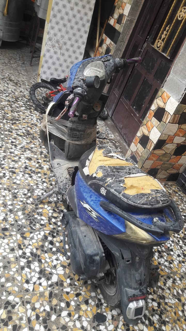 سلام عليكم 
دراجه افس اس 120 
كوم حديد قيم واخذ 
مكان بغداد حي الجهاد 
متواجد وتساب فقط ***********
