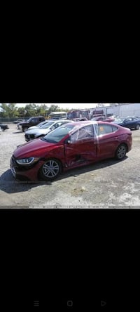 سيارة الانترة 2017 حادثه الجاملغ الامامي اليسر وباب السايق كير ومكينه ...