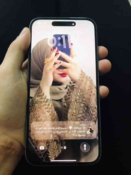 ايفون 14برو ماكس ذ٢٥٦ب٨٠ بس ظهر مكسور الباقي مكفول السعر 725 لان جهاز كلش حلو ونضيف متواجد واتساب *********** او اكتب تم ادخلك
