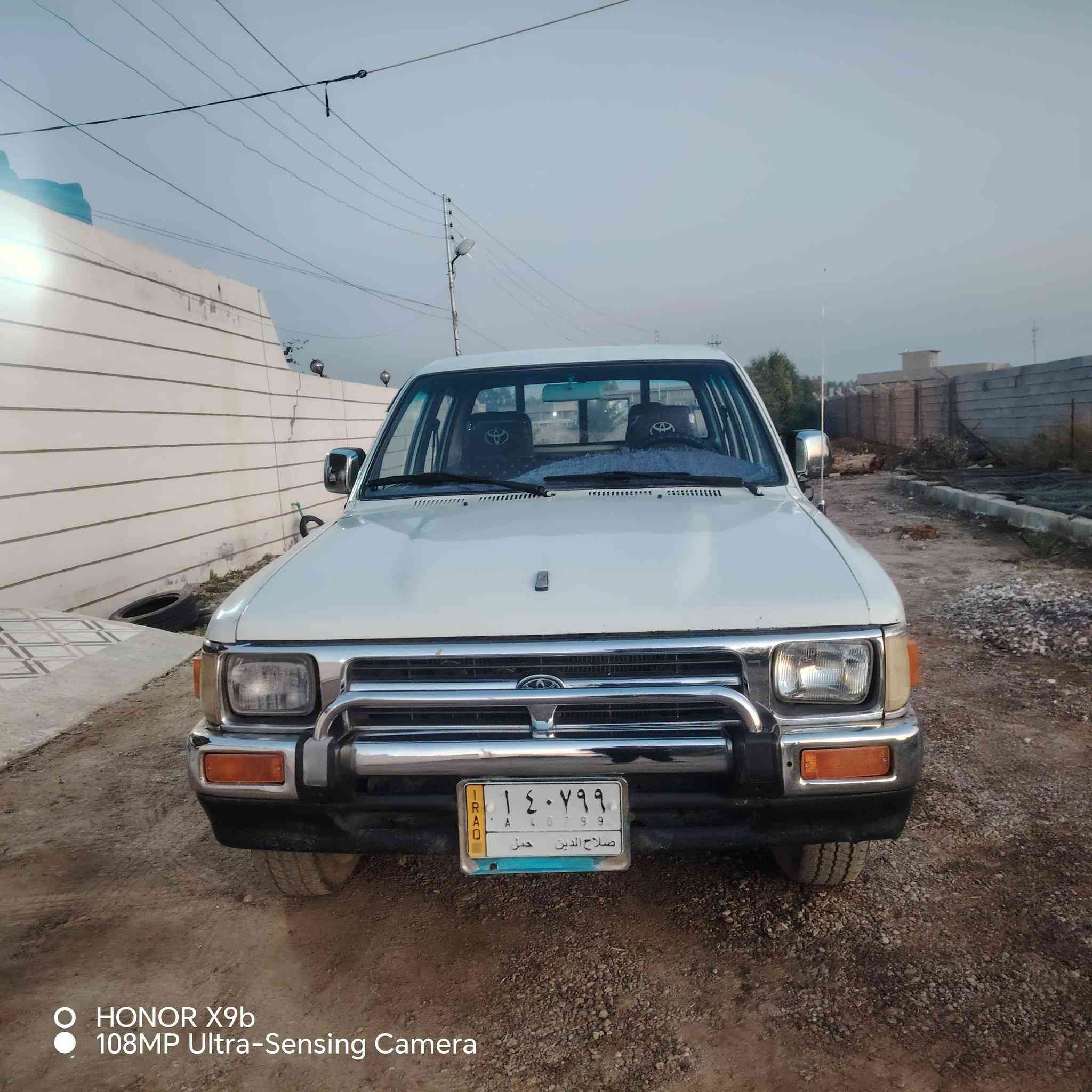 بسم الله الرحمن الرحيم
تيوتة 91 
مصبوغة احزام جمالية  
السياره معمرة من الرقم لل رقم السياره بل واقع احلا من الصورة 
رقم صلاح الدين تحويل ثاني يوم 
  محرك كروسيدة  مجفت جديد  السياره نضيفة حيل 
مكانهة صلاح الدين 
السعر 65
الرقم ***********و *********** اتصال وتدلل
