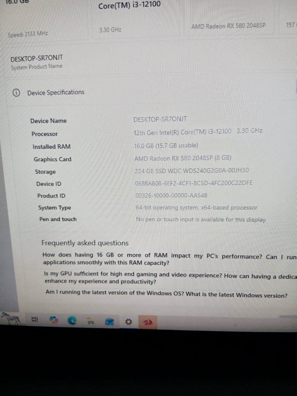 🔹 للبيع تجميعة كمبيوتر 🔹
🧩 المواصفات:
اللوحة الأم: H610
المعالج: Intel Core i3-12100
الذاكرة: 16GB RAM DDR4 2666 (Crucial)
⚡ أداء قوي ومناسب للألعاب والبرامج
🧼 استخدام نظيف ولا توجد مشاكل
💰 السعر: (350 الف)
📍 المكان: (الحريه بغداد)
📞 التواصل: (***********)
