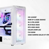 للبيع نظافة 100% CI5 12400F  RAM 8*2 16GB 3600HZ  M.2 1TB LEXER  Μ.Β H...