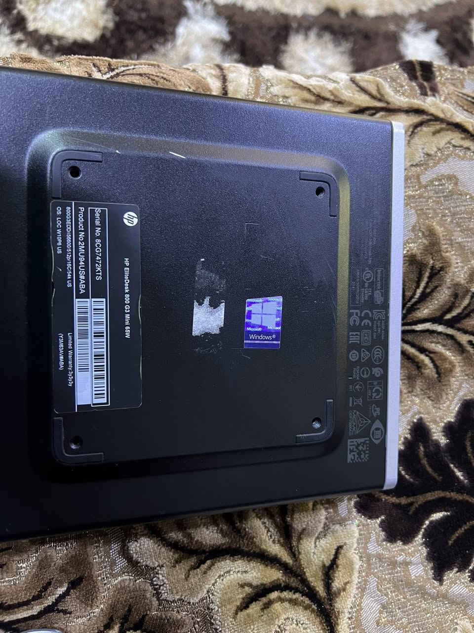 مني بسي hp
كوراي 5 الجيل السادس 
رام 8
هارد 256 ssd
السعر 160 الف


**إذا كنت صاحب هذا الإعلان وتريد حذفه لأي سبب، رجاءا أرسل رسالة إلى الدعم الفني**