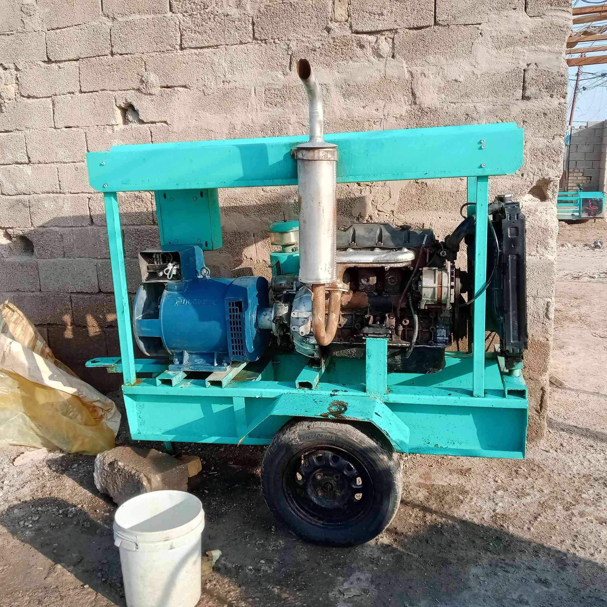 سلام عليكم مولدكيه للبيع 2700مكينه شرط تشغيل مكفوله نضافه كدامك مكاني كوت سعر 14ورقه وبيه مجال قليل الهاتف ***********
