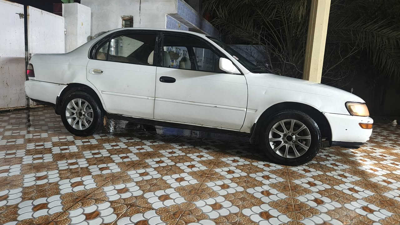 السلام عليكم
متاح كورلا موديل 96 سياره جاهزه ترايك وين متريد مكينه وكير مكفولات تخم تاير جديد باتري جديد صدر امامي وخلفي نضيف رقم بغداد الدولي تحويل شوكت مايعجبك سنويه ل 28 سياره مال جناي خير وبركه  كهربائيات شغاله السياره ديالئ المقداديه السعر  46 ورقه وبيها مجال قليل للشراي وميتعبني للستفسار ***********
