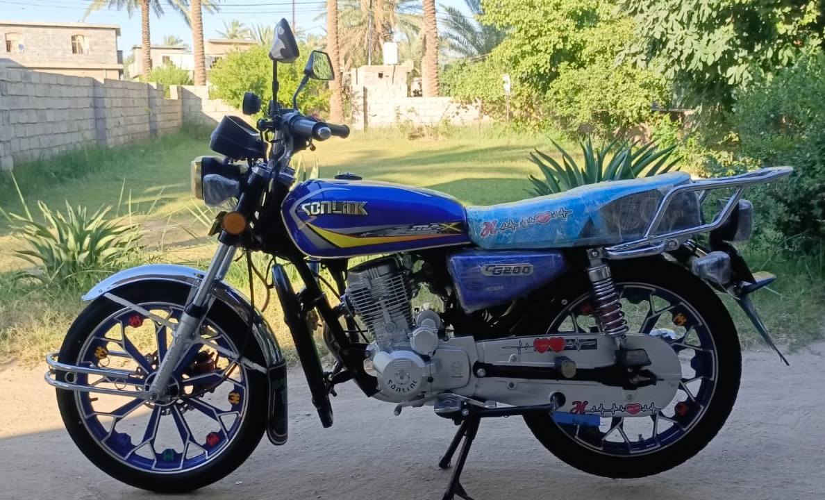 دراجه ايراني موديل 25 محرك 200
دراجه مكفوله وجاهزه كلشي شغال بيه 
محرك مكفول وناعم نظافه فول 
سعر (800) وبيه مجال بسيط 
مكاني الفلوجه النساف   *********** غير متواجد خاص اتصال فقط
