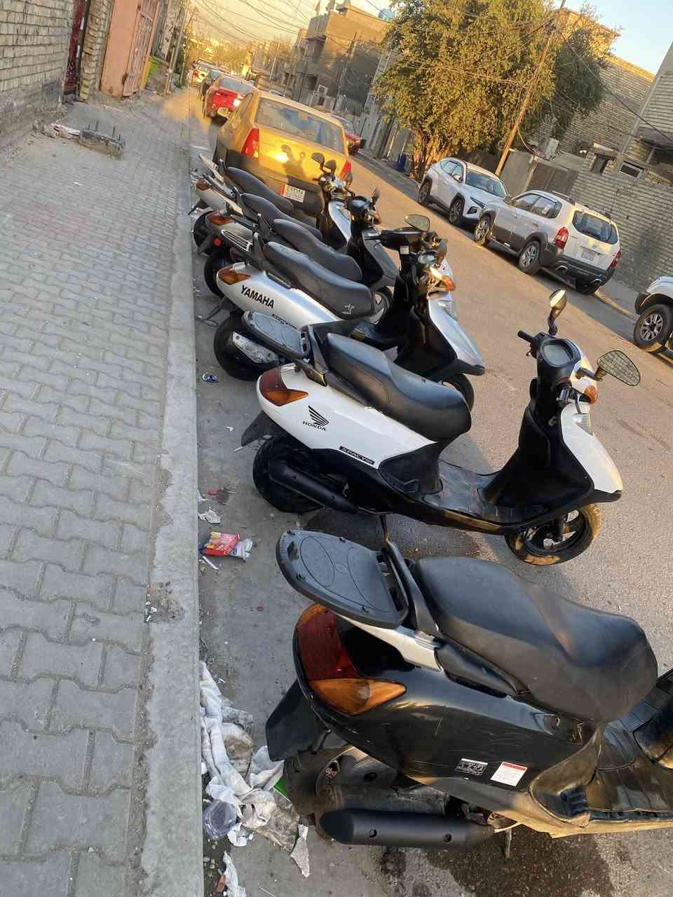 دراجات  ياباني  سبيسي العدد6 بيهن شغالات 3 والباقي طافي ابيع كله طافي كوم حديد ادوات فديو موضحه مرفقه مع صور بغداد البنوك مامتواجد عل فيس فقط تصال***********   وسعر  جدنه مناسب
