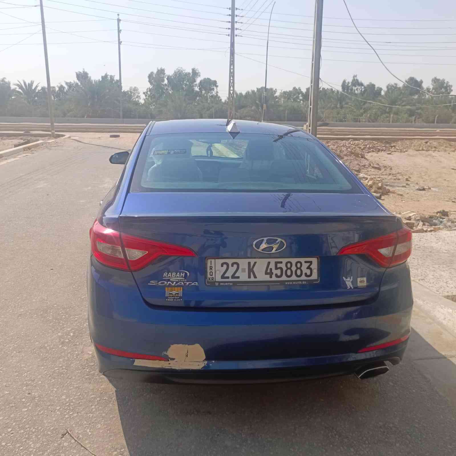 سلام عليكم سوناتا 2017
لون ازرق سياره مكفوله كفاله عام 
مكان كربلاء 
السعر 
132 وبيه مجال 
رقم الهاتف 
***********
