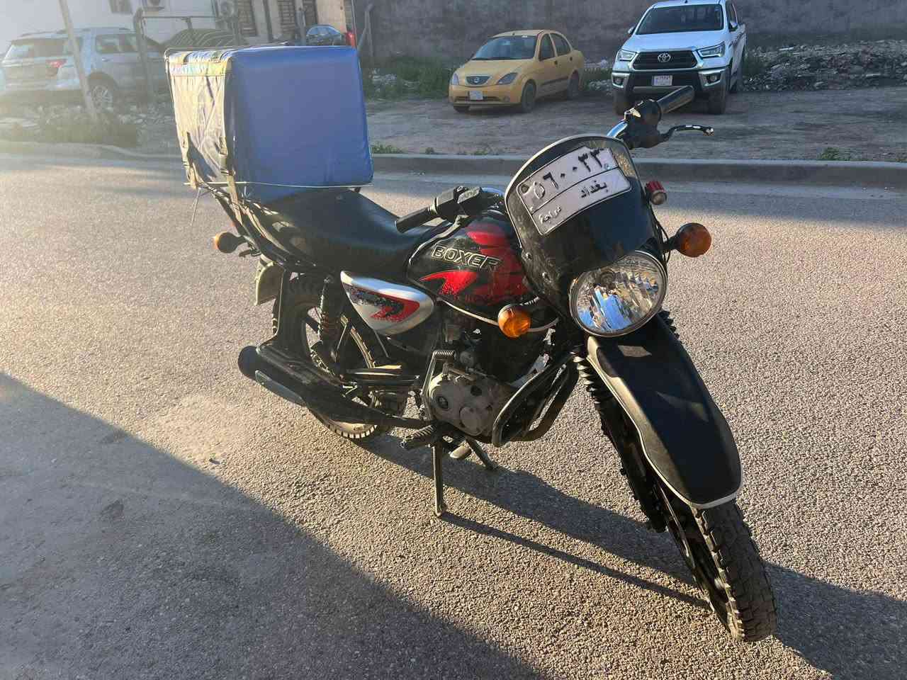 دراجة بوكسر 2023 لبيع مرقم بغداد باسمي تحويل ثاني يوم كلشي مابيها بس مجفته تجفيت وكالة شراط سعر 2300 بيها ماجال لطيبين مكاني حريه رقمي ***********
