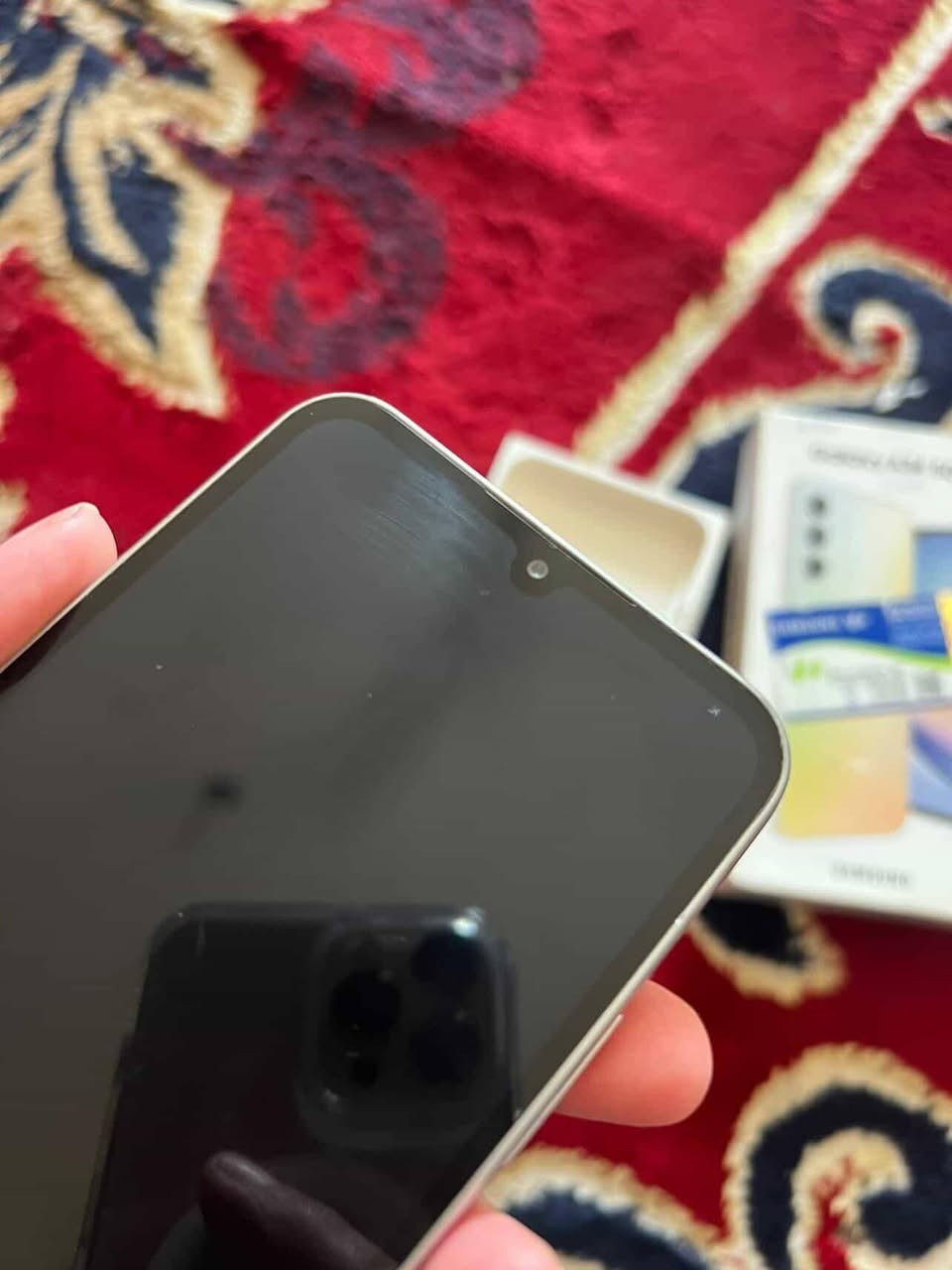 السلام عليكُم للبيع فقط ، سامسونج a34 5g ذاكره 256 ، نضافته 99% الجهاز جدًا نضيف واستخدامه على ايد وحده غير معرض للخدوش وللكسر وللتصليح ، قطعه نضيفه حيل وتكدر تفحصه وتاخذه وين ماتروح ، اريدة 225 مكاني بغداد الزعفرانية .


**إذا كنت صاحب هذا الإعلان وتريد حذفه لأي سبب، رجاءا أرسل رسالة إلى الدعم الفني**