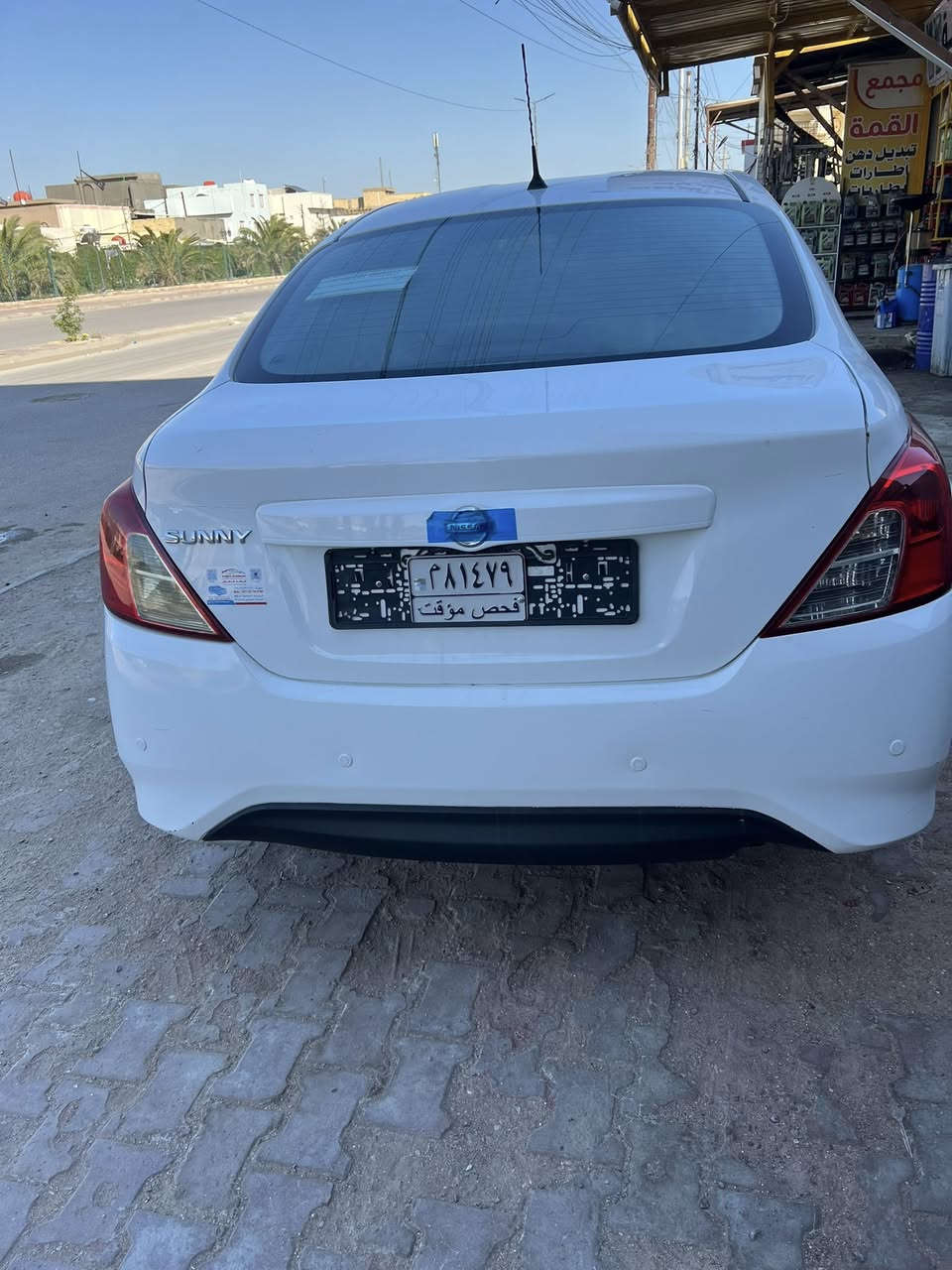 سلام عليكم  نيسان صني هندي بليته زركه مديل 2024  حره بدون رقم. تترقم جميع المحافضات  بيه تبديل قبق جنطه وصبغ جاملغ خلفي  مكاني سماوه. 
سعره ٩٧ وبيه مجال بسيط 
استفسار اكثر اتصل عل رقم 
***********
