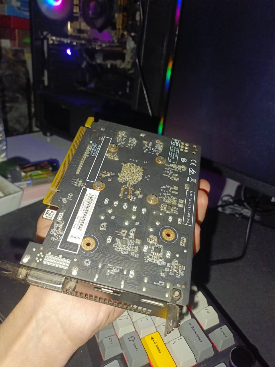 كرت شاشة GTX 1650 4GB OC ZOTAC 125 الف وبي مجال مكاني بغداد مدينة الصدر ***********
