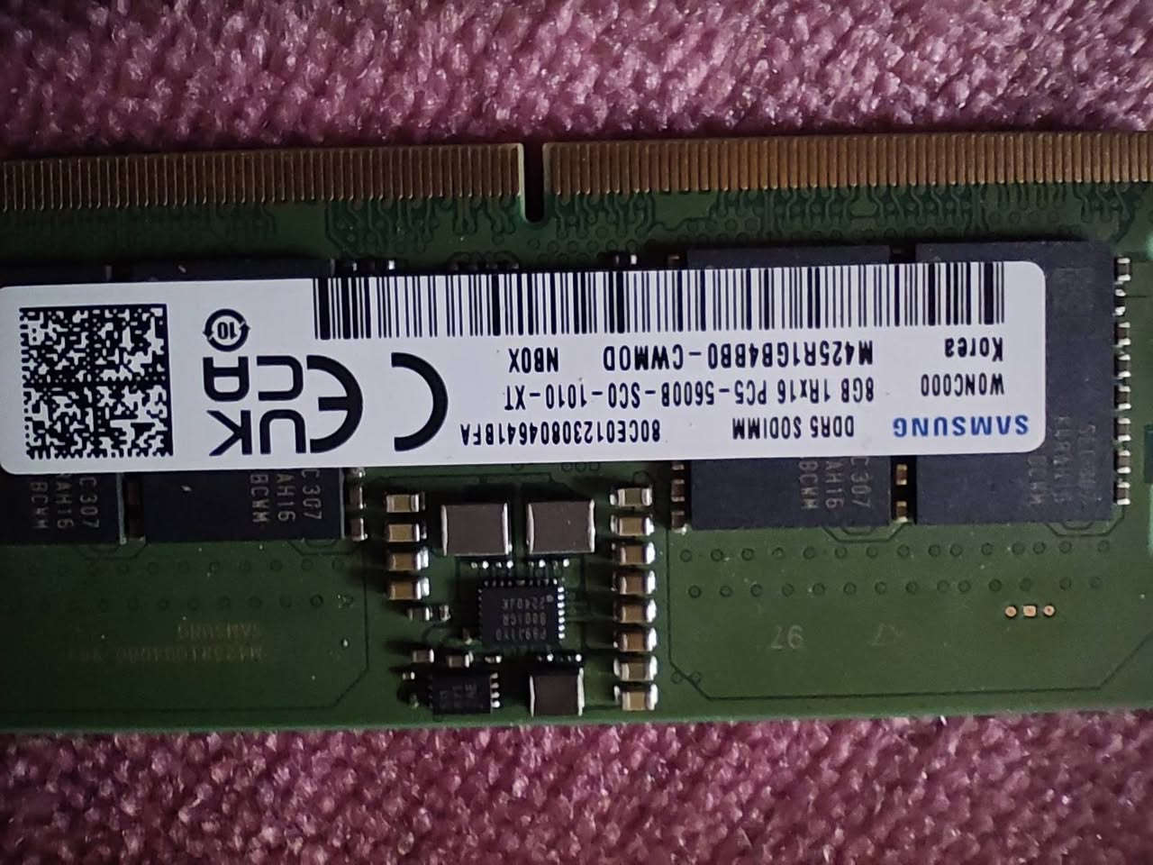 قطعة رام DDR5  اصلية من لابتوب gaming Lenovo ماخذهه
RAM 8G DDR5 سرعة عالية 5600
السعر: 100 الف مع التوصيل


**إذا كنت صاحب هذا الإعلان وتريد حذفه لأي سبب، رجاءا أرسل رسالة إلى الدعم الفني**