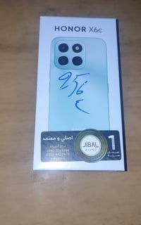 هونر X6c جهاز بعده ممفتوح من باكيت   ذاكره 256   بطاريه 5300  سعره 300...