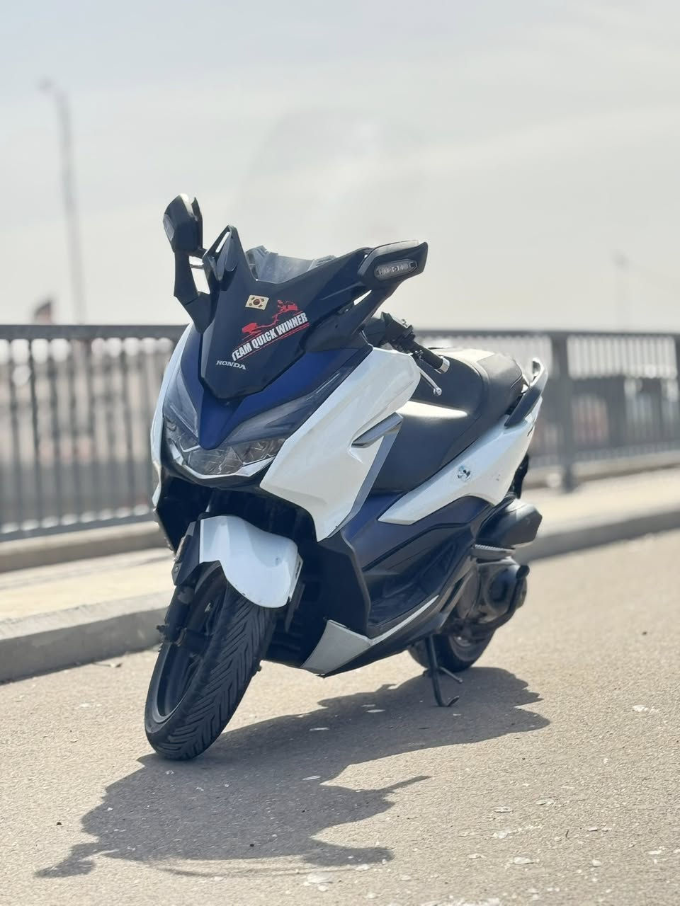 السلام عليكم 
دراجة فورزا 0.13 2021 بصمه للبيع
باقي التفاصيل خاص او اتصل علرقم
*********** واتساب موجود
