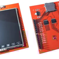 شاشة TFT 2.4 إنج • تدعم Arduino • قارئ SD