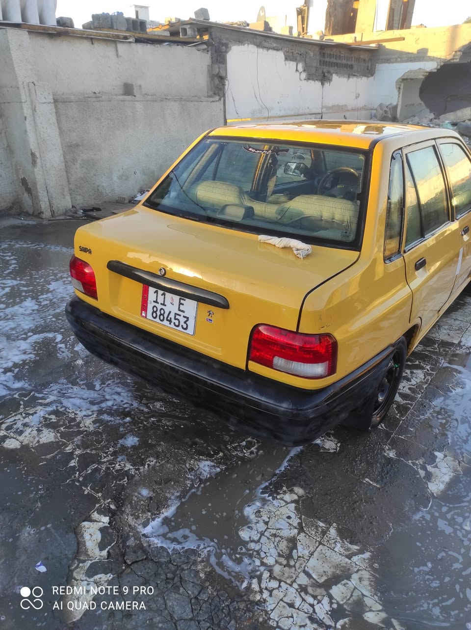 السلام عليكم سايبه للبيع موديل 2013 السياره مصفره هيئه وغرامات السياره بسمي رقم أنكليزي بيها جاملغ أمامي مكان السياره بغداد مدينه الصدر رقم الهاتف *********** الشراي يتصل واني خادم
