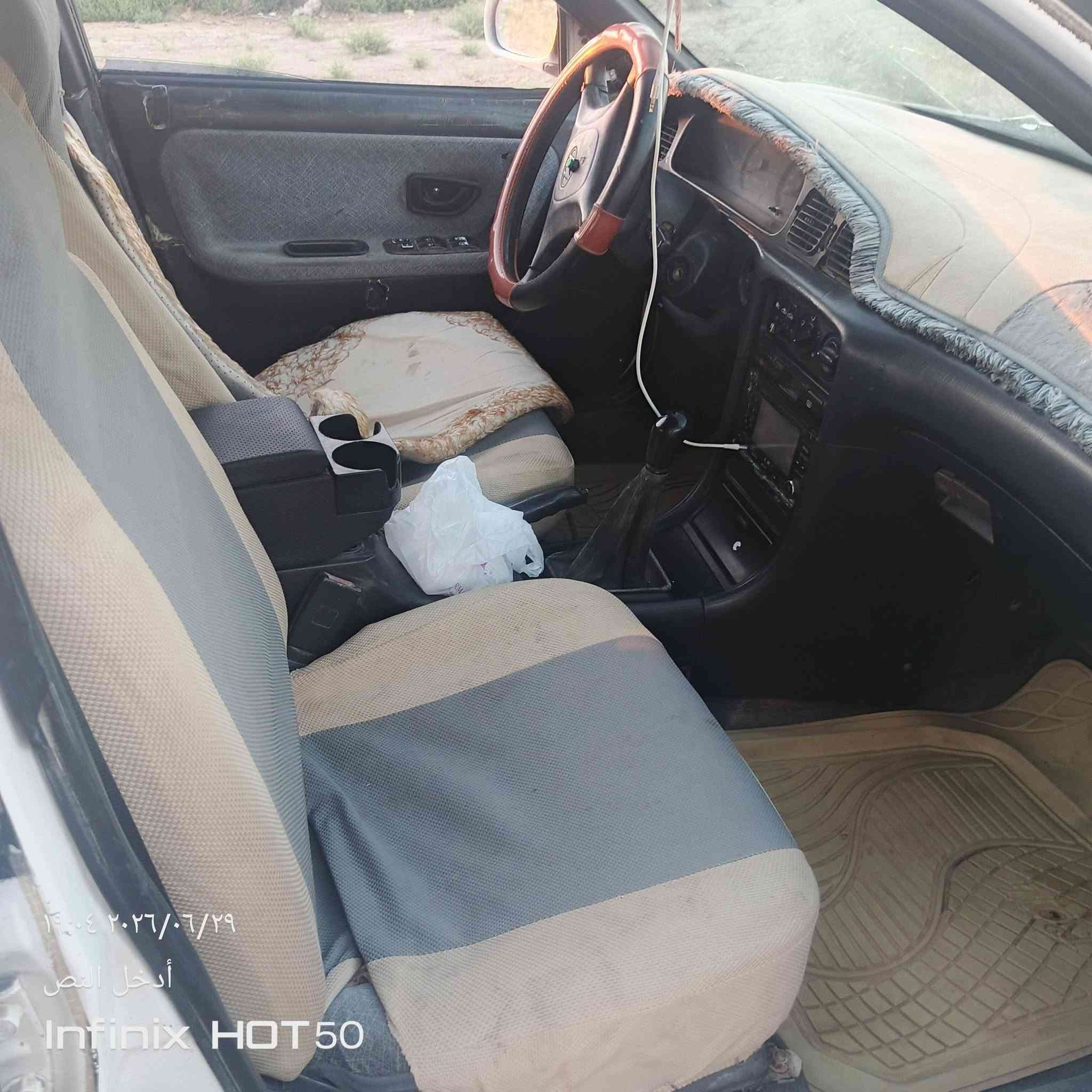 سلام عليكم سوناتا 2للبيع سياره نضيفه جدا محرك كير كهرباء كامله زوج تايررات خلفي جدد رقم بغداد مشروع وطني ترايك وين ماجان سعر 47وبيهه مجال قليل واتساب ***********
