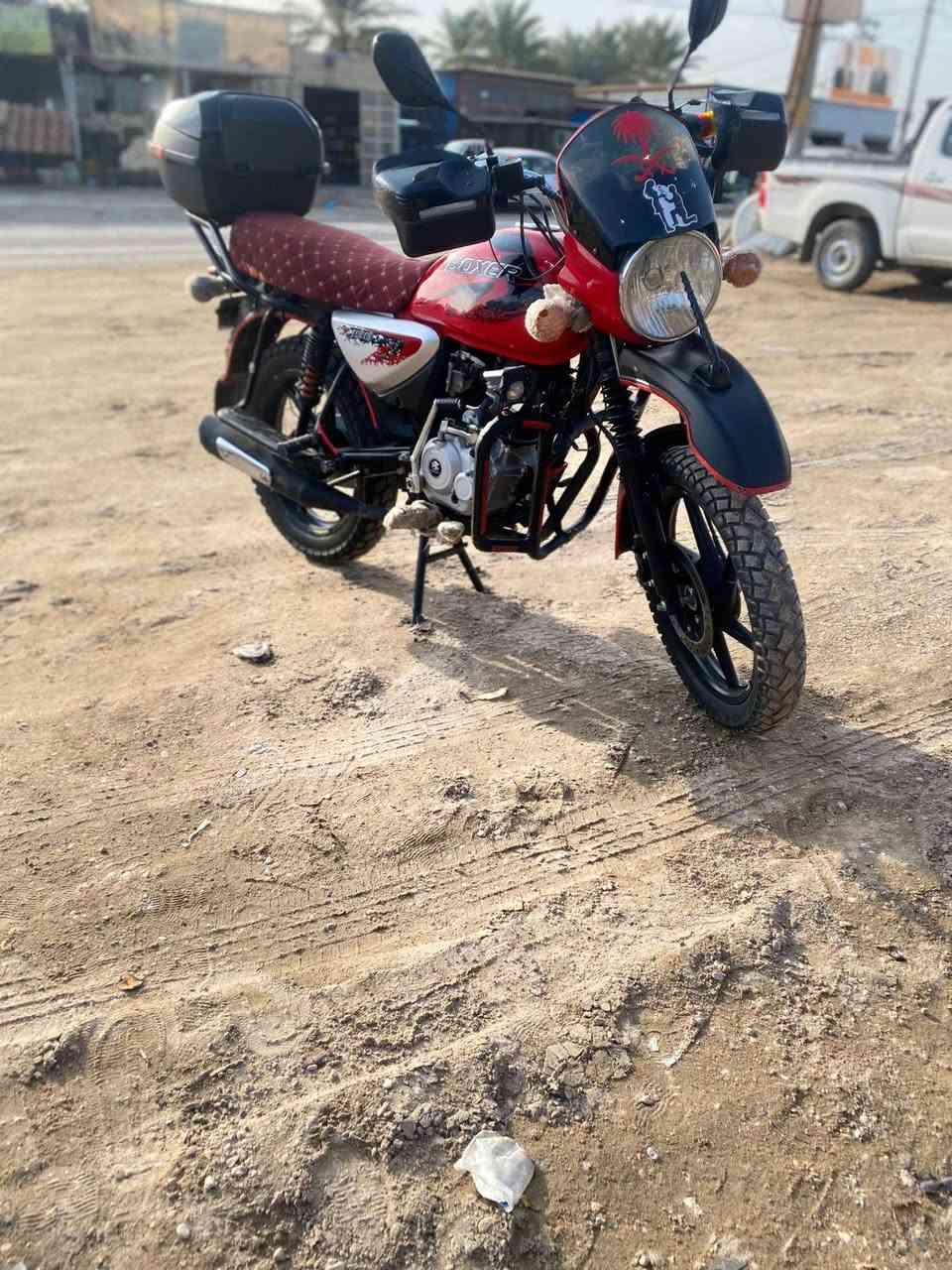 السلام عليكم اخوان دراجه بوكسر جبلي، موديل ٢٣ مكفوله كفاله عامه من التبخير والتنقيص جيب فيتر وافحص واوراق. كامله السعر خاص 
***********
