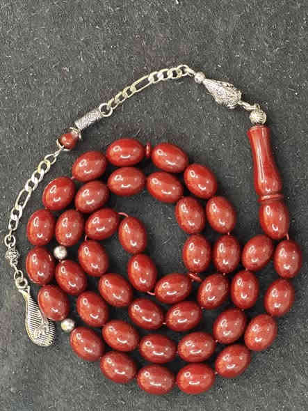 بكلايت الماني انتيك سبحه  مخزنيه منمشه قطعه تحفه
60g
10.5/14.5mm
41خرزه
للتواصل واتساب لطفا
***********
