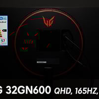LG 32GN600-B • 32بوصة QHD • 165Hz 1ms