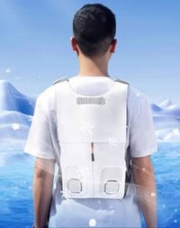 سترة تبريد ذكية • قابلة للارتداء • بطانة حقيبة ظهر