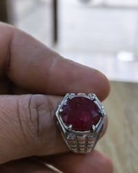 ياقوت أفريقي صياغة  VIP تطعيم  ماس السعر 100 قفل بدون عملة وزن الخاتم ...