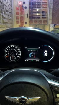 جينسس G70 2023 للبيع  اسود ملكي  بجم كبس  فول مواصفات عدة البنوراما  م...