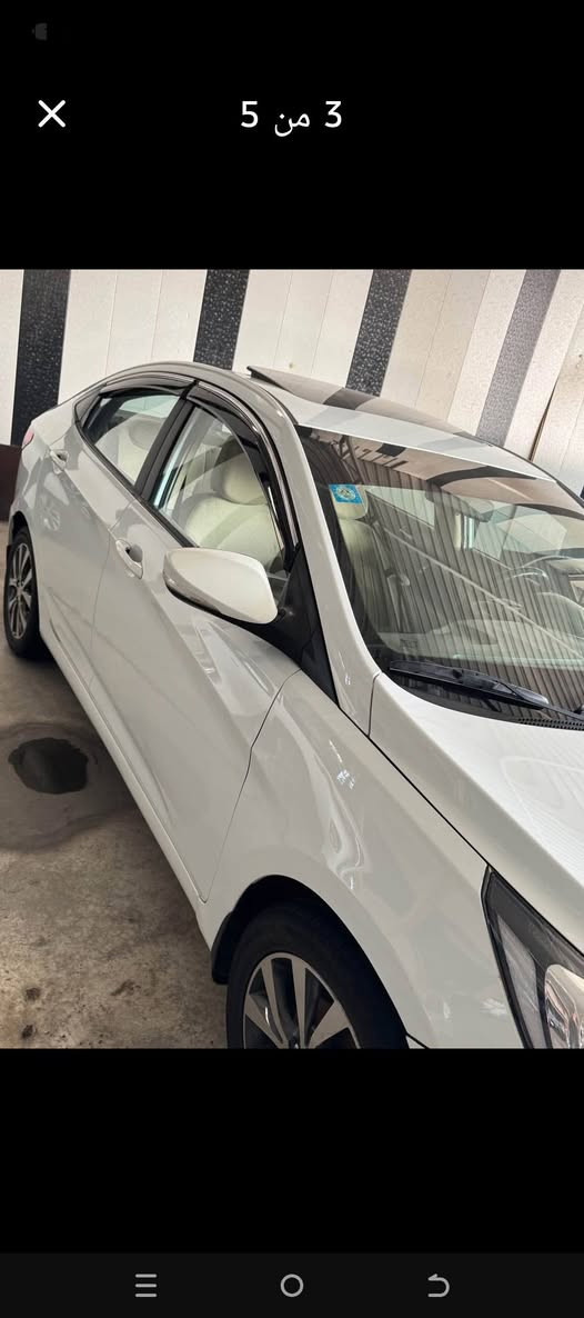 سلام عليكم اكسنت 
مديل 15
 فول موصفات 
صبغ قطعه وحده ودوس فقط  سياره جديده محرك 1600 
شاشه تحكم فتحه ويل كروم سياره جديده مال بيت 
السعر 115 وبيه مجال 
مراوس حسب القناعه
***********
 وساب موجود بغداد, العراق
