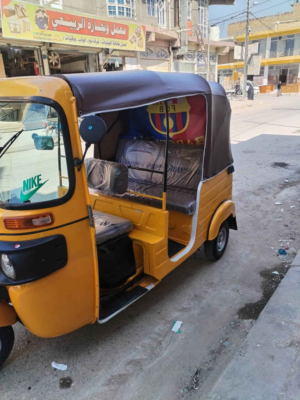 سلام وعليكم تكتك للبيع مديل 19مكينه جديده ٢٠ معمر دواسات وبيهاب طخات قليله مصلحات كلشي جديد بيها كبل للشعار تجي بعينك اتشوف وتقتنع رقم ماشي بل معامله ٢٠٠ الف تلطع سنويه بس الوكيل يبصم
***********
