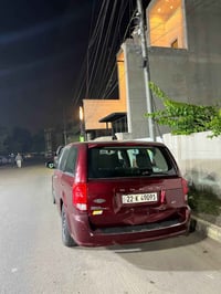 دوج كرفان موديل 2017 حادث باب وجاملخ مصبوغة حزام لجمالية  كير ومحرك مك...