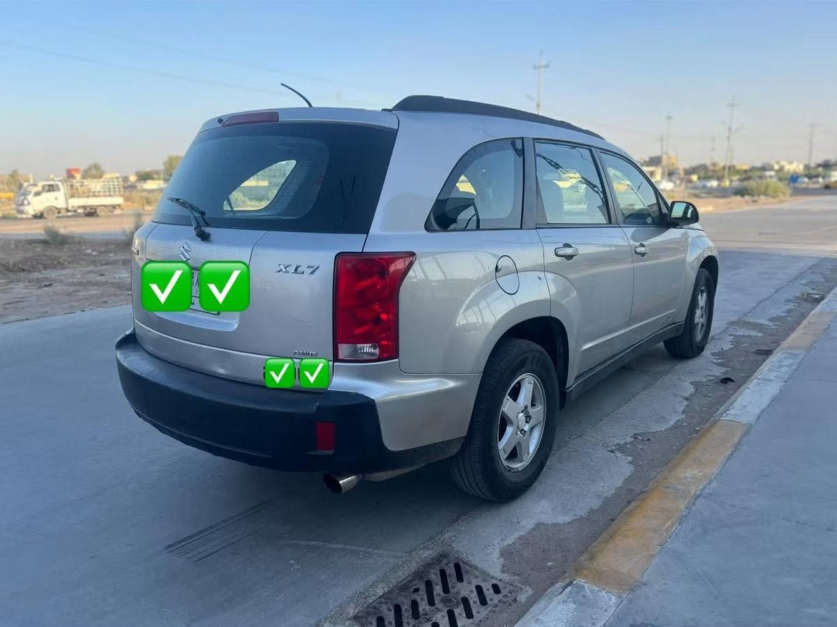 ساسوكي xl7  ٢٠٠٧ياباني عائلية ٧ راكب سعر مناسب
ساسوكي xl7  ٢٠٠٧ 

رقم بغداد 
سته سلندر سبعة راكب

مكينه كير كفاله تبريد ثلج 

سيارة بدون دواخل
بيها جاملغ امامي صبغ 
وكلير باب سايق فقط كلير رش توحيد لون 

السعر ٦٨ وبيها مجال بسيط 
شراي اتصل ماتعجبك انشالله تلكه احسن منها 

مكاني واسط كوت مركز المدينة 

***********
