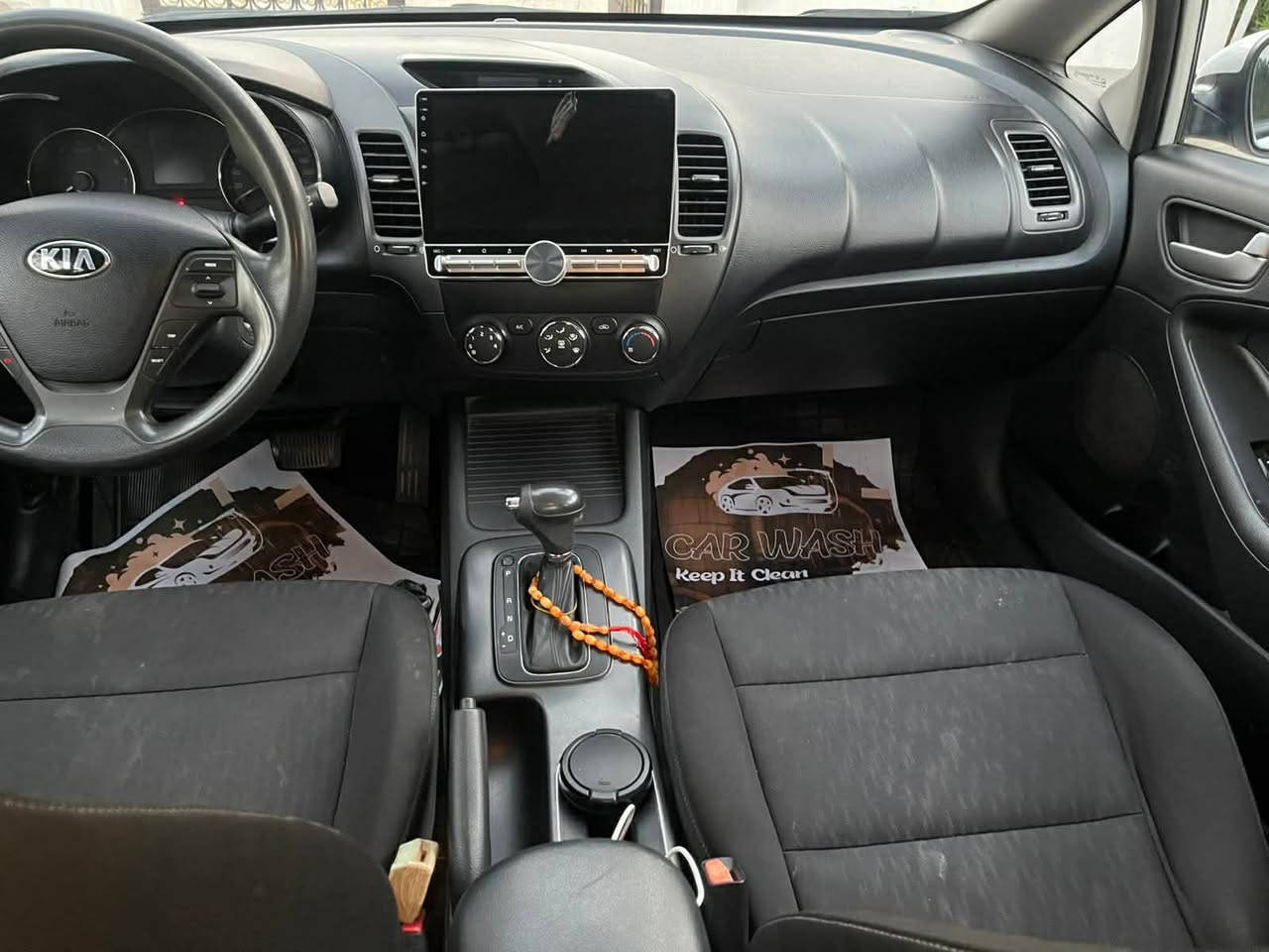 سيراتو 2014 خليجي مكفولة بدون صبغ ماشيه 80 الف  حقيقي بيها بارد بسيط بالباب السعر 127 وبي مجال  *********** رقم اربيل جديد
