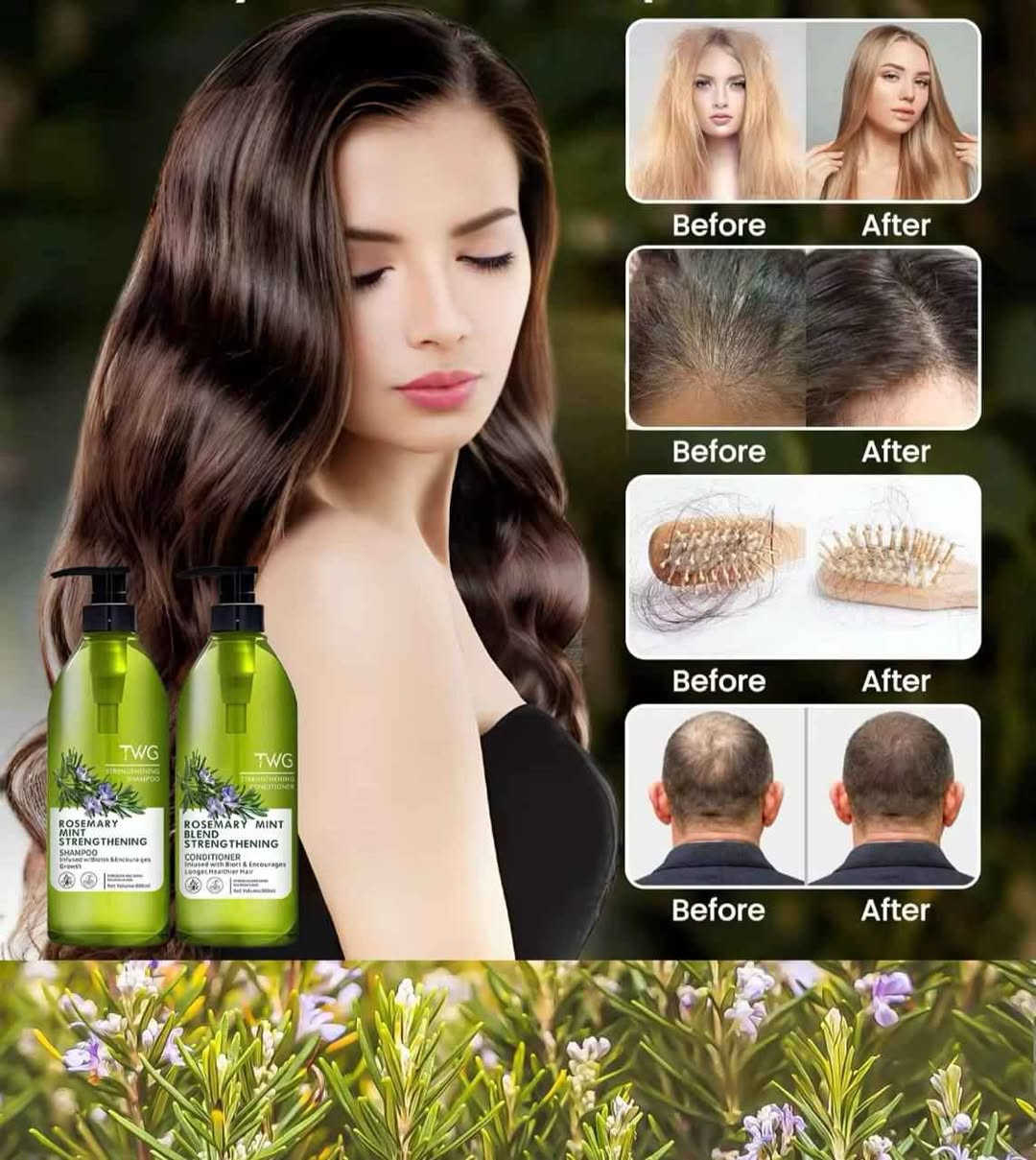 وفرنا لكم بكج شامبو +بلسم
اكليل الجبل او الروز ماري ونعناع براند من شركة TWG 🍃🌿 الكوري 🇰🇷 
اقوى بكج لعلاج جميع مشاكل الشعر يتكون البكج من شامبو وبلسم اكليل الجبل ونعناع والبيوتين 

1. شامبو اكليل الجبل من TWG 
مقوي للشعر غني بإكليل الجبل والنعناع و المكونات العضوية المعتمدة مثل زيت جوز الهند وزيت بذور باباسو لتنظيف شعرك بلطف غني بالبيوتين لتقوية الشعر يعيد صحة الشعر الضعيف أو الهش يوفر ترطيباً مكثفاً مناسب لجميع انواع الشعر يوقف التساقط ويقوي بصيلات الشعر ويزيد كثافته ويعطيه لمعان ورونق وعطر فواح

2. بلسم اكليل الجبل من TWG
المعالج والمقوي لبصيلات الشعر وتغذيته 
💚 يوفر بلسم تقوية النعناع روزماري التوازن المثالي بين القوة والرطوبة لتحسين الحالة العامة للشعر وفروة الرأس. 
💚 ينعم ويفك تشابك الشعر على الفور لزيادة سهولة التحكم. يدعم شعر أطول وأكثر صحة.
💚 غني بالبيوتين ويمنحك لمعاناً مذهلاً
💚 يدعم صحة الشعر لفترة أطول
NO NO'S: البارابين ، الكبريتات ، البارافين ، الزيوت المعدنية ، DEA
حجم العلبة 800ml بغداد, العراق


**إذا كنت صاحب هذا الإعلان وتريد حذفه لأي سبب، رجاءا أرسل رسالة إلى الدعم الفني**