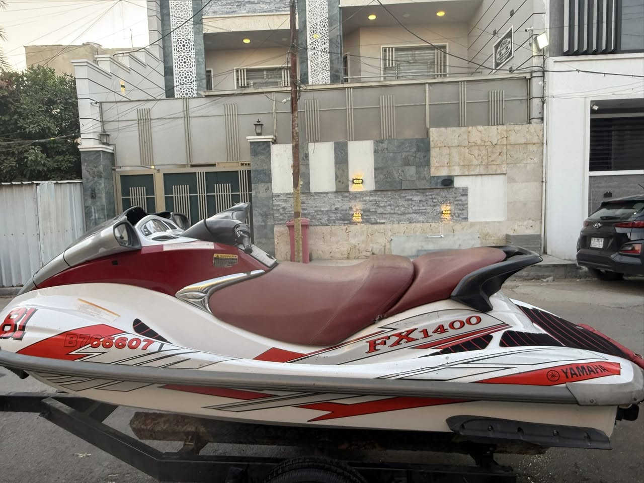 من رخصة الادمن
السلام عليكم 
جتسكي ياماها  FX1400
الجت نضيف
عربانة بلادية مالتة 
السعر:45ورقة 
للاستفسار:
***********
