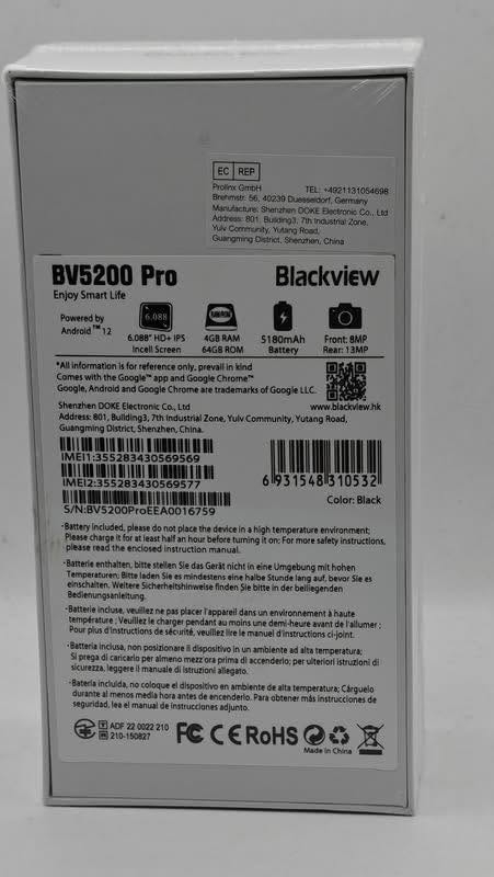 عنوان الإعلان: للبيع: وحش التحمل Blackview BV5200 Pro - جديد بتغليفة المصنع!
نص الإعلان:

​تريد موبايل يوكع وما ينكسر؟ يشتغل بظروف صعبة وما يخذلك؟

للبيع جهاز Blackview BV5200 Pro، الموبايل "المدرع" اللي يتحمل الشغل الثقيل والظروف القاسية.

​ليش هذا الجهاز هو اختيارك الصح؟

​مدرع حقيقي: تصميم خاص يتحمل الصدمات، الغبار، والماء (مثالي لأهل العمل الميداني، ورش العمل، أو إذا كنت تحب الطلعات والسفر).

​بطارية تعيش: سعة 5180mAh، يعني تنساها أيام مو ساعات.

​أداء مستقر: نظام أندرويد 12، ذاكرة 64GB، ورام 4GB (مع إمكانية الزيادة)، يمشيلك كل تطبيقاتك بسلاسة.

​كاميرا واضحة: تدعم تقنية ArcSoft لتصوير ممتاز حتى في ظروف العمل.

​حالة الجهاز:

الجهاز جديد تماماً (مغلف بتغليفة المصنع)، كرتونة كاملة.

السعر خاص يوجد توصيل لجميع المحافظات.


**إذا كنت صاحب هذا الإعلان وتريد حذفه لأي سبب، رجاءا أرسل رسالة إلى الدعم الفني**