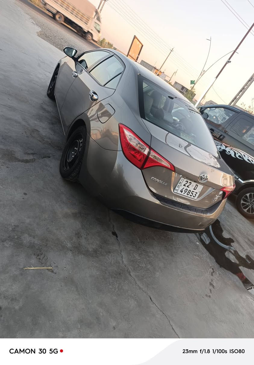 السلام عليكم كورلا موديل ١٧ رقم اربيل بأسمي ضرر جاملغ و بنيد بدون دواخل و كير ومكينة مكفولات حدادية جديدة والسيارة كاملة بدون نقص 
السعر ١٢٠ وبيه مجال 
العنوان ديالى المقدادية
 ***********
