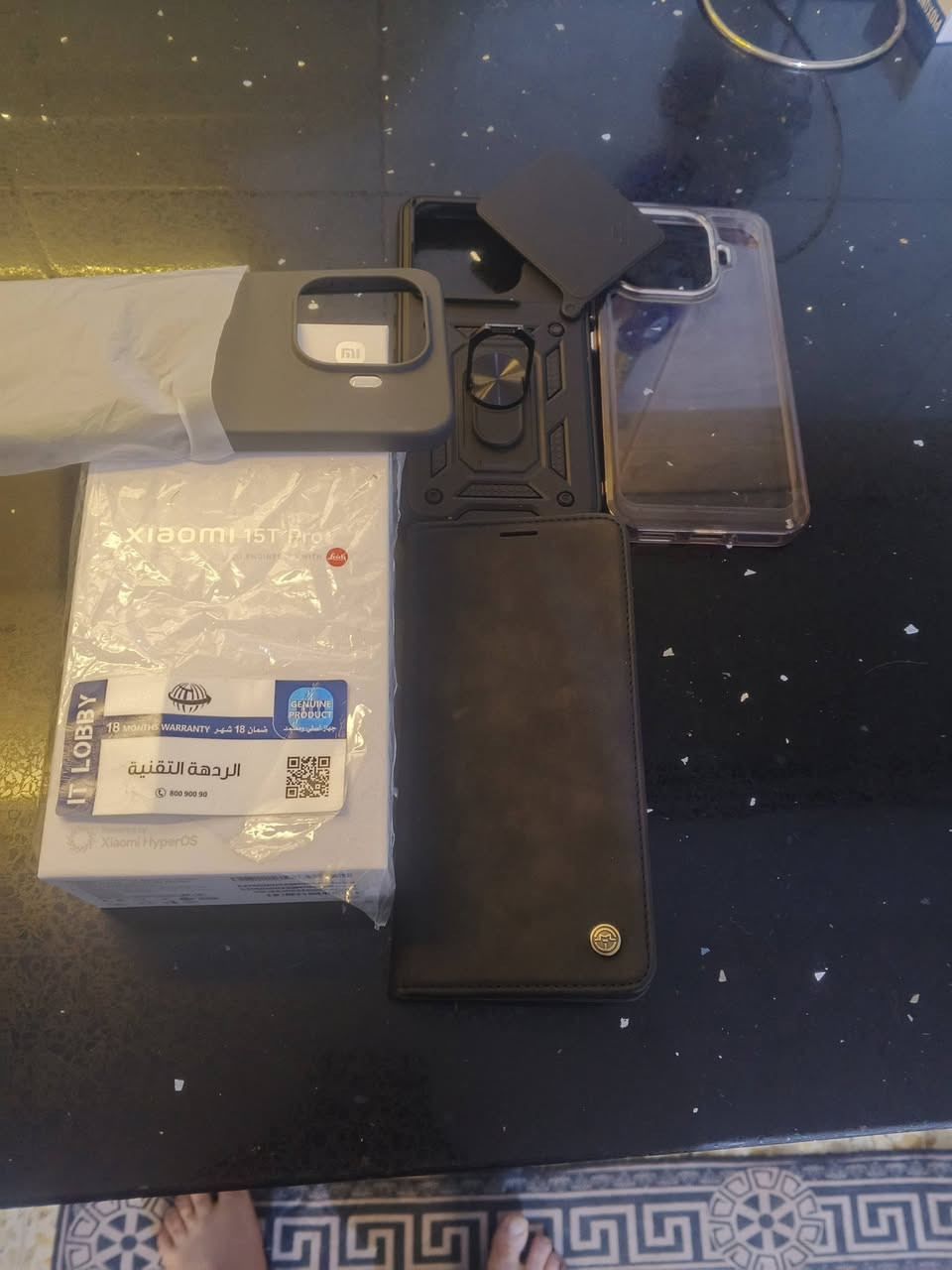شاومي 15تي برو  الذاكرة 1 تيرا 1000 كيكا لون ذهبي تيتانوم بوبجي 120 فريم الكامرات من لايكا التصوير 8kو4k تدعم بيرسكوب تقريب بصري حتى 100x الشحن 90 واط الشحن الاسلكي 50 واط يدعم الايسم الشريحة الإلكترونية معيار ضد الماء والغبار ip68 كورلا كلاس ضد الكسر  الشاشه امولد معدل التحديث 144 هرتز للشاشه الجهاز نظيف ملحقاته كامله كارتون وشاحنه 90  واط وكفرات عدد 4 واحد منهم تصميم خاص حافظة ومحفظة فلوس ومستمسكات ولاصق حماية ضد الكسر   سطوع الشاشه 4000 شمعة.. وبعد بيه هواي مواصفات الجهاز استخدامه كلش قليل اقل الشهر.      حالة  البطارية 100 
- السعر 775 الف وبيه مجال  المكان بغداد  فقط ملحقاته صارت عليه فوك ال50 الف 
للتواصل خاص او على رقم *********** او على الواتساب نفس الرقم
