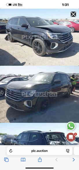 للبيع Volkswagen Atlas 2024 Vip 7 
الحالة: دخول جديد
المواصفات: فول كاملة
الترخيص: رقم كاتي – السيارة باسمي
الحادث: يوجد حادث (البيع على وضعها)

⭐ المميّزات:
 • تشغيل ودخول بصمة
 • شاشة كبيرة
 • حساسات أمامية وخلفية
 • كاميرا خلفية
 • مثبت سرعة
 • نظام ABS
 • وسائد هوائية
 • جنطات وكالة
 • تكييف ثنائي التحكم
 • نظام أمان ألماني متكامل
7 راكب داخل ابيض
📌 السعر المطلوب: —190 قابل للتفاوض

📱 للتواصل: *********** غير متواجد على النت
