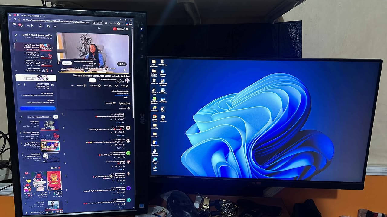 PC استعمال قليل جدا
PC km bkar hatwa
Details
CPU R5 7600x
Case thermalalright
RAM 32GB DDR5 teamfroup delta force 6000 CL30
MB MSI B650M gaming plus wifi
PSU MSI A750GF
Monitors 75HZ 24 inch 1080
Asus tuf 24 inch 1080 165HZ VG249Q1A

Duoble monitor stand

Kartone zorbe shtkan maya
كارتون معضم الاشياء موجود أربيل, العراق


**إذا كنت صاحب هذا الإعلان وتريد حذفه لأي سبب، رجاءا أرسل رسالة إلى الدعم الفني**