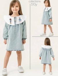 السعر/15😍 فستان كابوي بخامة درجة أولى💥 القياس /2-3-4-5-6-7-8 سنة • متو...