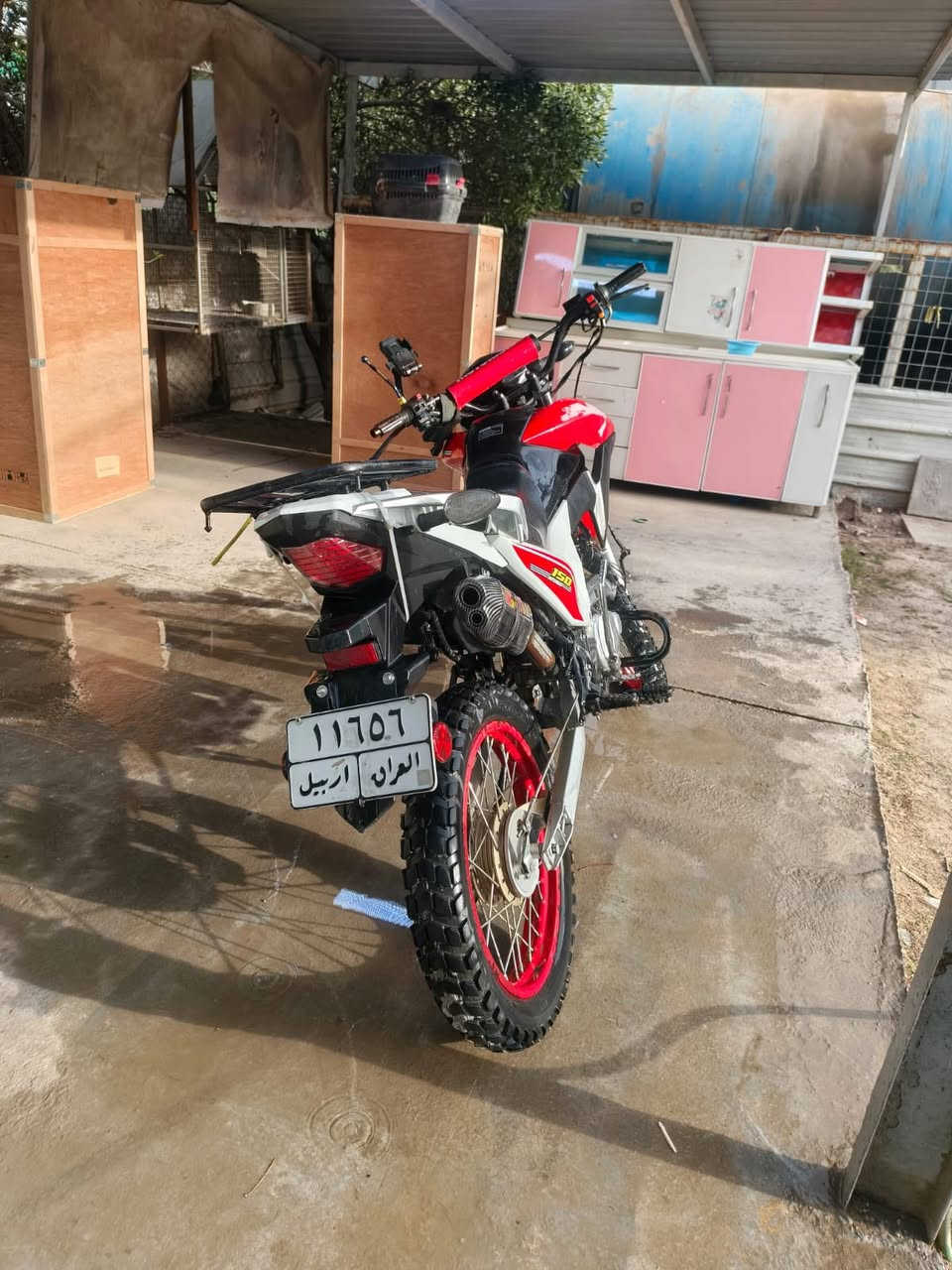 السلام عليكم دراجه قفاز مكفوله كفاله عامه مرقمه مكينه خرسه جيب فيتر وتعال افحص العنوان بغداد الشعب الرقم ***********متواجد واتس
